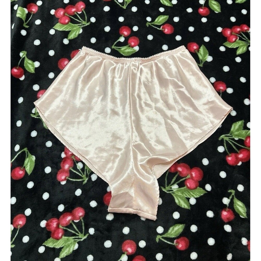 Gold Label Victorias Secret VTG 80s Shorts Satin Pastel Light Pink women’s XS/P